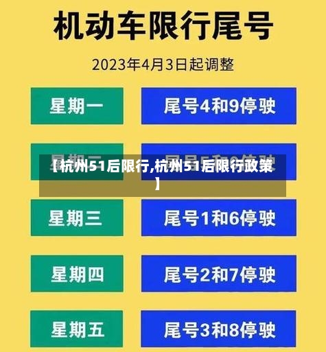 【杭州51后限行,杭州51后限行政策】-第3张图片
