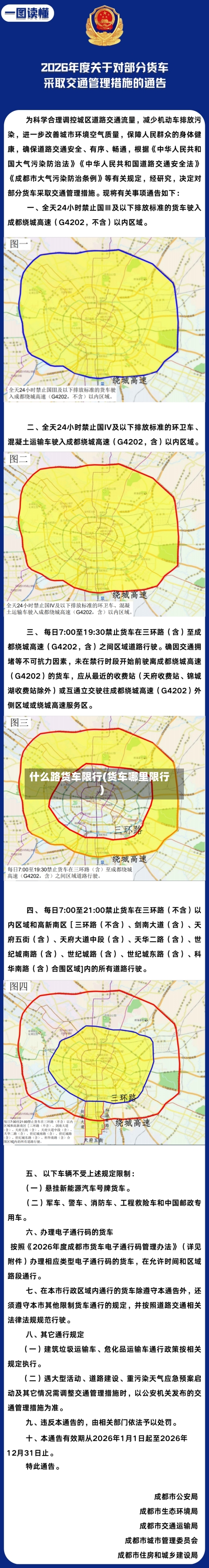 什么路货车限行(货车哪里限行)