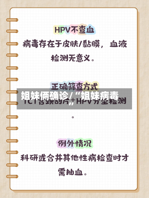姐妹俩确诊/“姐妹病毒”-第3张图片
