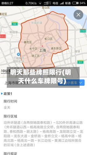 明天那些牌照限行(明天什么车牌限号)