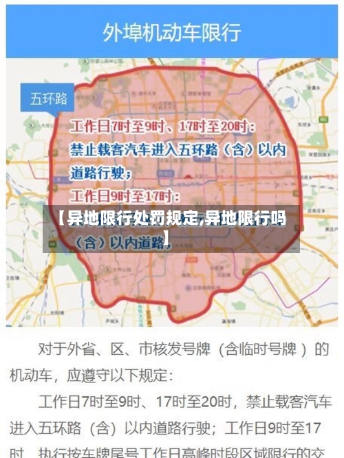 【异地限行处罚规定,异地限行吗】-第3张图片