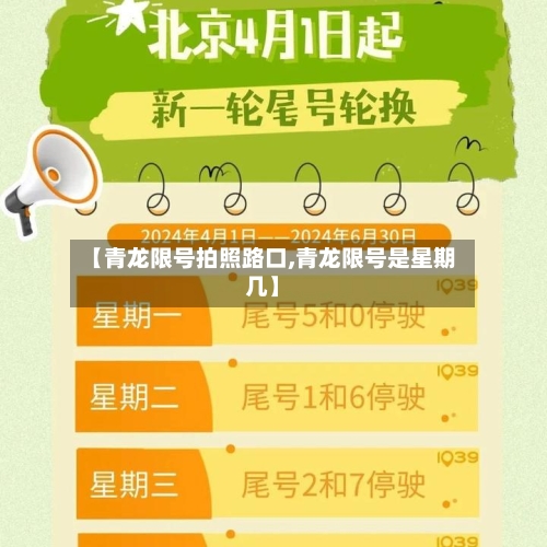【青龙限号拍照路口,青龙限号是星期几】