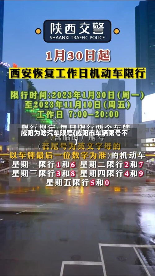 咸阳为啥汽车限号(咸阳市车辆限号不)-第3张图片